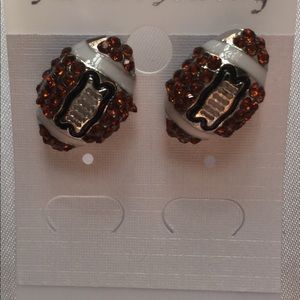 Football earrings